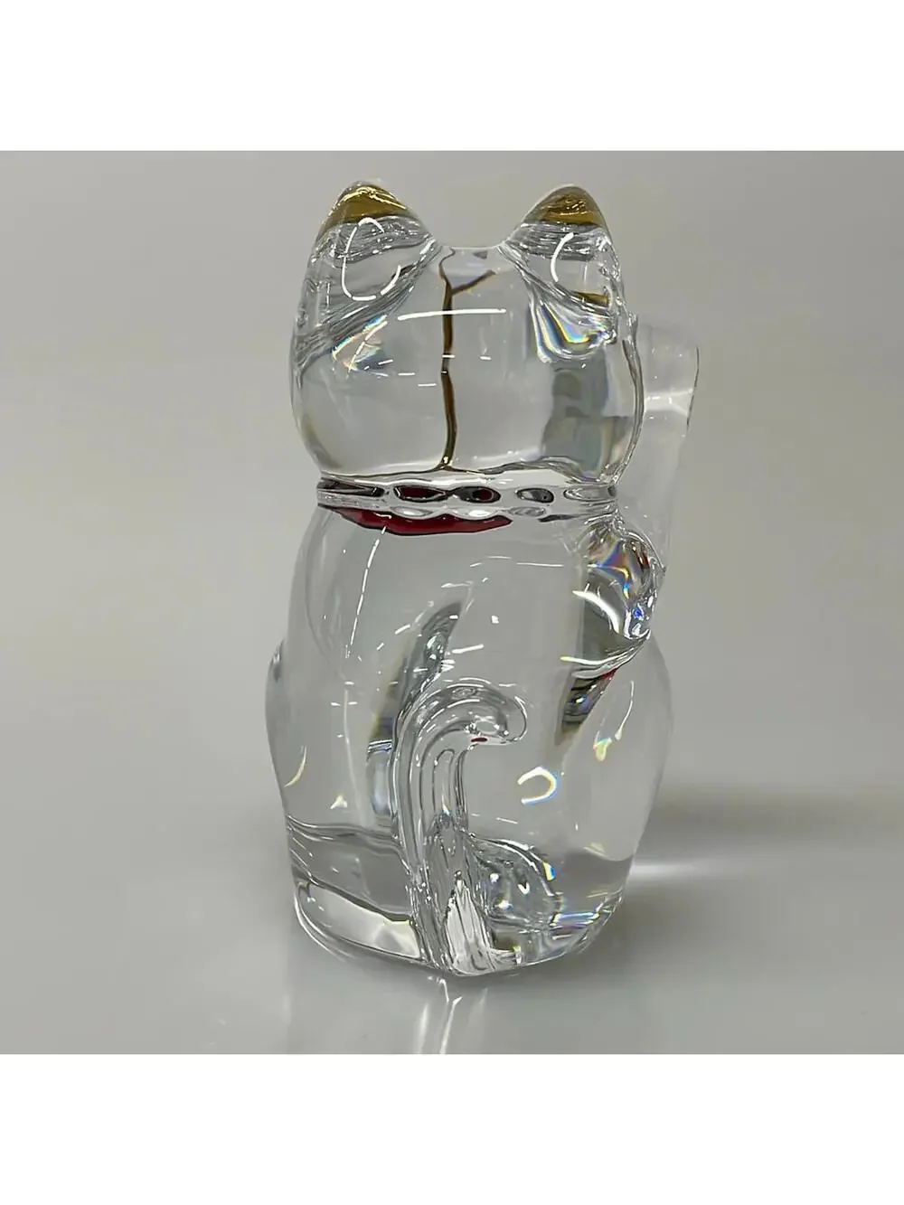 Baccarat Clear Gold Red Crystal Glass #278533B65B